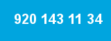 920 143 11 34 920 143 11 34